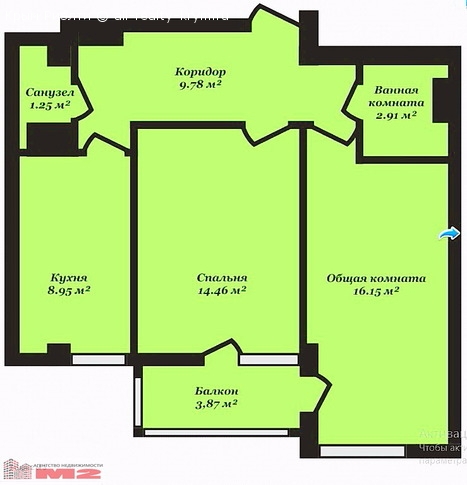 Объявления Крыма севастополь. Продам 2  комнатная  квартира в современном новом квартале  на "Лётчиках". Цена: 62840р.