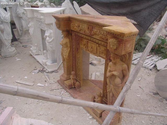 Объявления Крыма Севастополь. Продам Мраморный камин (портал, угловой).. Цена: 4200р.