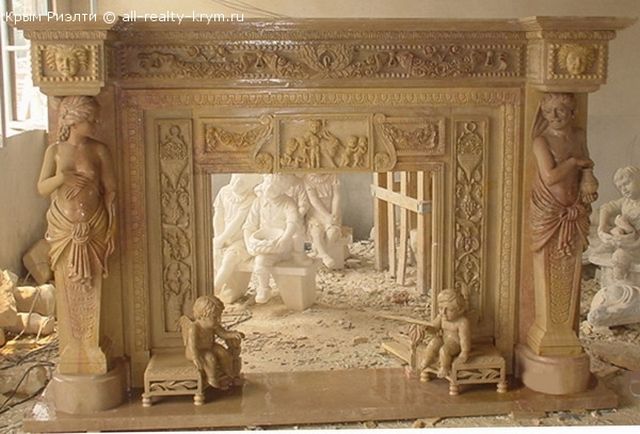 Объявления Крыма Севастополь. Продам Мраморный камин (портал). Цена: 5500р.