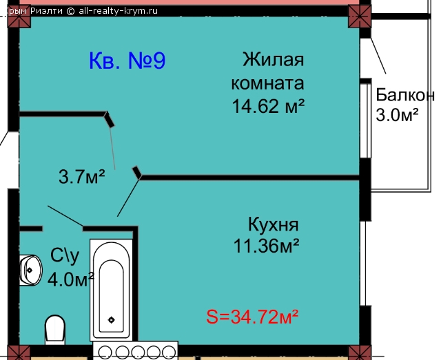 Объявления Крыма Севастополь. Продам квартиру на этапе строительства! Документы РФ!. Цена: 27500р.