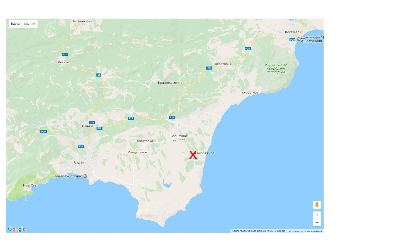 Объявления Крыма Прибрежное. Продажа участок (10,68 соток) ИЖС в Солнечной Долине. Цена: 1250000р.